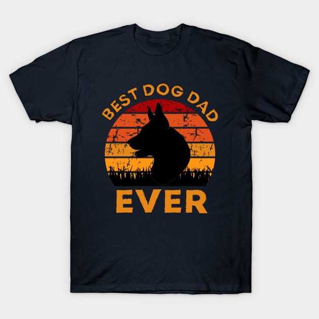 Best Dog Dad Ever T-Shirt by potch94